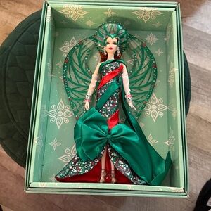 Bob Mackie x Barbie Holiday Angel collectible doll box 2024